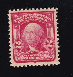 US 319 2c Washington Type I Unused XF-SUP OG NH (BB7)
