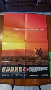 1996 SCOTT 3072-6 AMERICAN INDIAN DANCES HUGE USPS POST OFFICE POSTER 35 x 24 IN