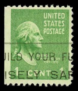 USA 804 Used Booklet Stamp