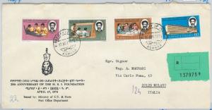 64965 - ETHIOPIA - POSTAL HISTORY -  FDC COVER: Michel # 786/89 1974