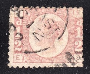 Great Britain Scott 58  plate 8  VG used. FREE...