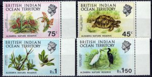 ZAYIX British Indian Ocean Territory 39-42 MNH Nature Reserve Birds 071423S28M