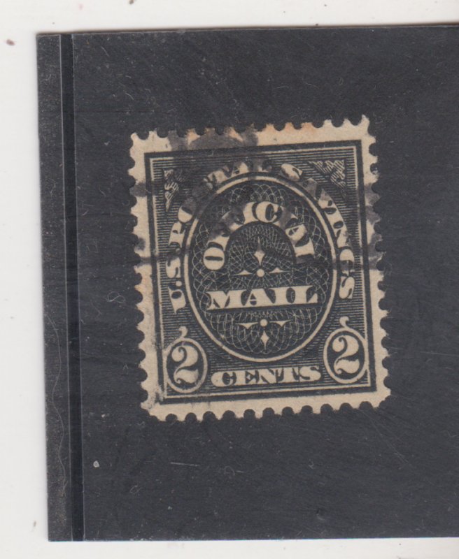 United States Scott # O121, Postal Savings Official Mail 2 cent Stamp, Used 