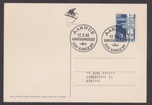 DENMARK - 1965 CENTENARY OF INTERNATIONAL TELECOMMUNICATION UNION POSTCARD FDI