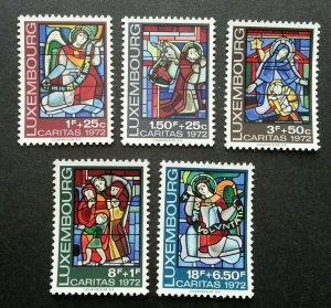 Luxembourg Stained Glass Windows 1972 Art Culture (stamp) MNH