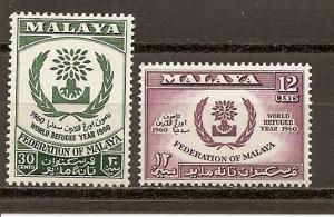 Malaya 94-95 MNH