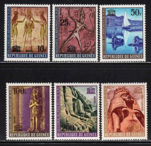 Guinea #350-54, C64 ~ Cplt Set of 6 ~ Mint, NH (10c torn perf) (1964)