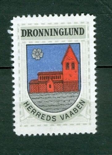 Denmark. Poster Stamp 1940/42.Mnh. District Dronninglund.  Coats Of Arms. Church 