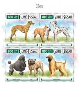 GUINEA-BISSAU 2015 MNH. DOGS   | Y&T Code: 6032-6035  |  Michel Code: 8040-8043