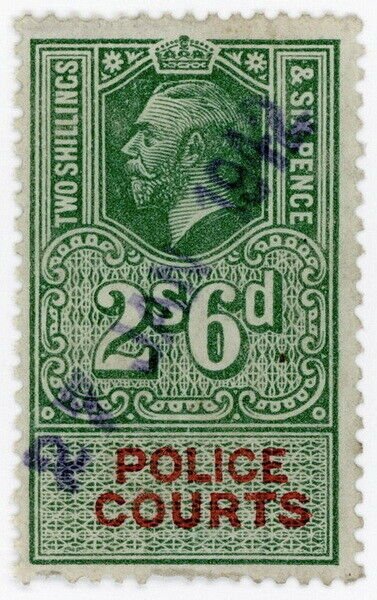 (I.B) George V Revenue : Police Courts 2/6d