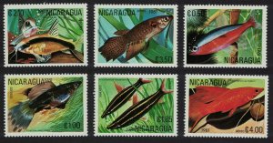 Nicaragua Tropical Fish 7v 1981 MNH SG#2296-2302