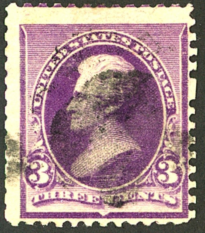 U.S. #221 USED CREASES