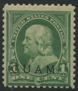 Guam 1 Overprint Mint Stamp Special Printing with PF Cert BZ1525