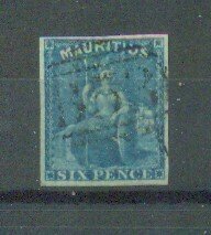 Mauritius sc# 18 used cat value $57.50