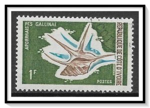 Ivory Coast #301 Sea Shell CTO NH