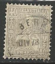 Switzerland 58 used CV $190