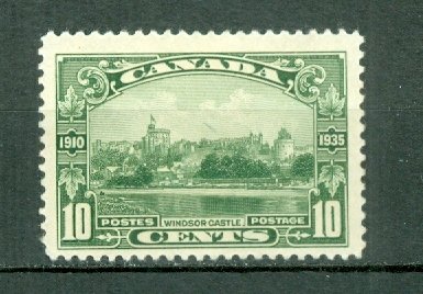 CANADA 1935 WINDSOR CASTLE  #215  MINT LIGHT H...$9.00