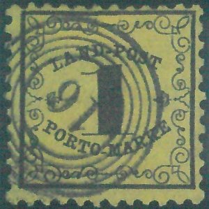 88183 -  GERMANY Baden -  STAMP:  Michel TAX  # 1a - FINE USED - Certified