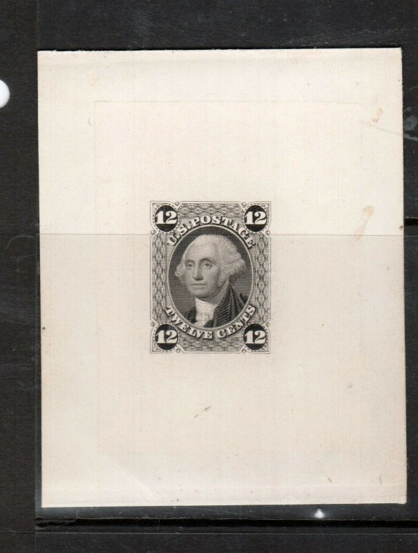 USA #69-E4 Very Fine die Essay Complete Design India On Card