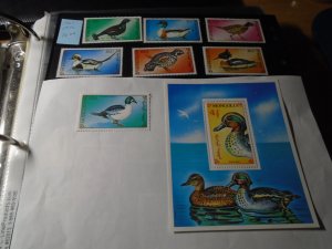 Mongolia  #  1965-72  MNH  Birds