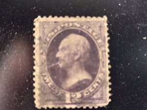 US #162 used crease, pulled perf e23.8 15064