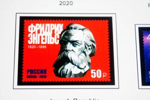 COLOR PRINTED RUSSIA 2017-2020 STAMP ALBUM PAGES (89 illustrated pages)