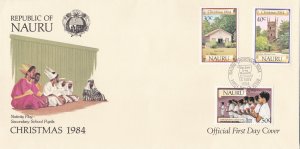 Nauru # 300-302, Christmas, First Day Cover