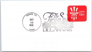 US SPECIAL EVENT COVER DELAWARE THE FIRST STATE LIBERTY AND INDEPENDENCE '78-H