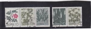 Sweden  Scott#  782-6  Used