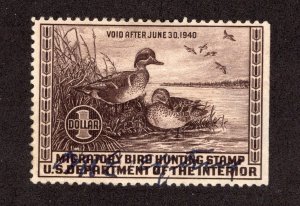 US #RW6 Duck Stamp *Minor Fault* ~jm-1053