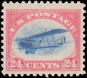 United States #C3, Incomplete Set, 1918, Aviation - Airplanes, Hinged