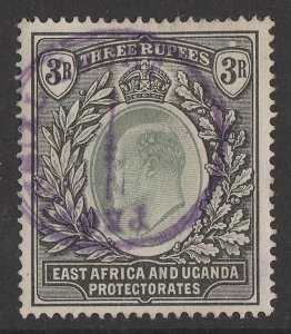 KENYA, UGANDA & TANGANYIKA : 1903 KEVII 3R Grey-green & black, wmk Crown CC. 