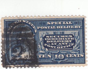 Scott #E5 - Special Delivery - 10c Blue - Used -SCV - $12.50