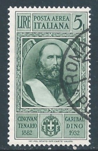 Italy #C39 Used 5L+1L Giuseppe Garibaldi