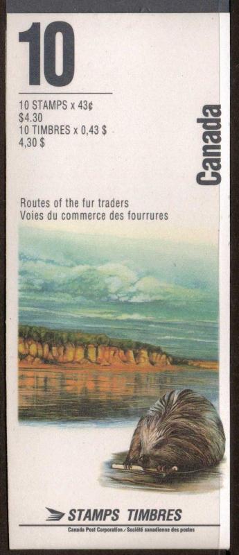 CANADA SGSB171 1993 RIVERS 3rd SERIES BOOKLET MNH 