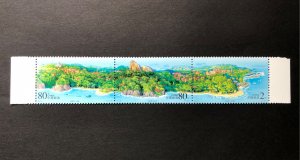 hina stamps 2003-8, Scott 3274 Gulangyu Island 鼓浪屿  Strip of 3 MNH stamps