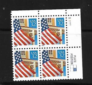 UNITED STATES, 2897, MNH, UR , FLAG OVER PORCH