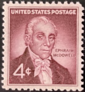 Scott #1138 1959 4¢ Ephraim McDowell MNH OG VF/XF