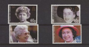 Tristan Da Cunha 2006 Queens 80th birthday set of 4 sg.860-3  MNH