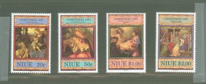 Niue #599-602  Single (Complete Set) (Paintings)