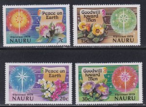 Nauru # 206-209, Christmas, NH, 1/2 Cat.