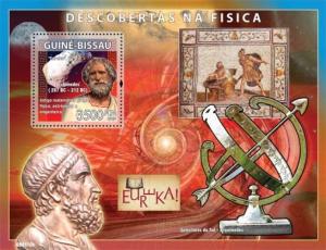 GUINEA BISSAU 2008 SHEET DESCRIPTORS OF PHYSIC ARCHIMEDES