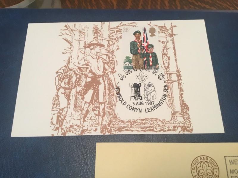 ICOLLECTZONE Boy Scout Postcard/ Cover Lot of Two- Great Britain (Bx1)