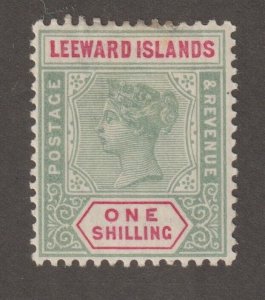 EDSROOM-17036 Leeward Islands 7 LH 1890 Top Value Queen Victoria CV$24