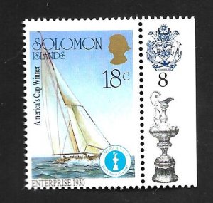 Solomon Islands 1986 - MNH + Tab - Scott #572c