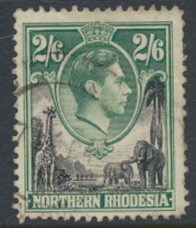 Northern Rhodesia  SG 41  SC# 41 Used   see detail and scan   