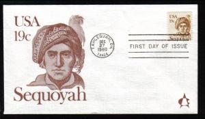 #1859 Sequoya American Indian - ANDREWS CACHET