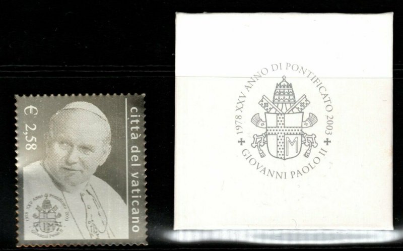 VATICAN CITY SG1385 2003 25th ANNIV OF POPE JOHN PAULL II MNH 