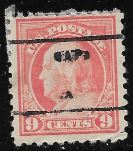 CA Precancels: Napa 461; Better Type CV $20; 9c 1914 p10 Wash/Frank #432