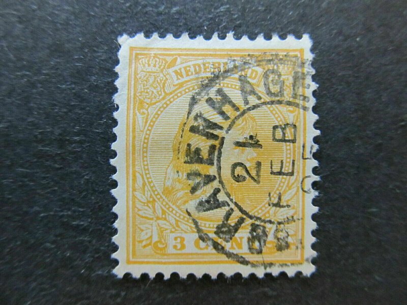 A4P48F43 Netherlands 1891-94 3c used